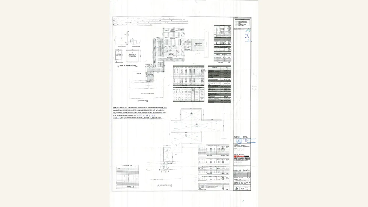Parent-colony demarcation plan for Green Valley Sector 35