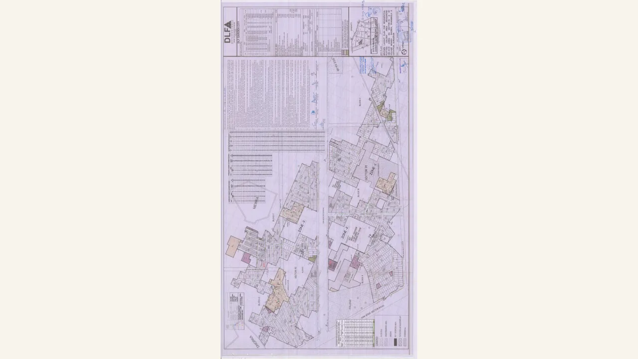 Authority-filed service plans covering the wider DLF Gardencity parent development