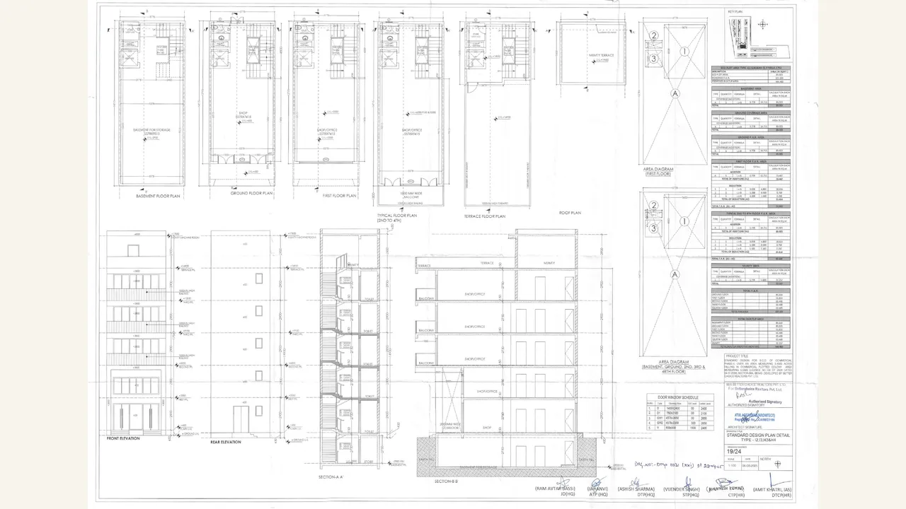 INDIA WORLDMART i2, i3, h3 \u0026 h4 standard design plan