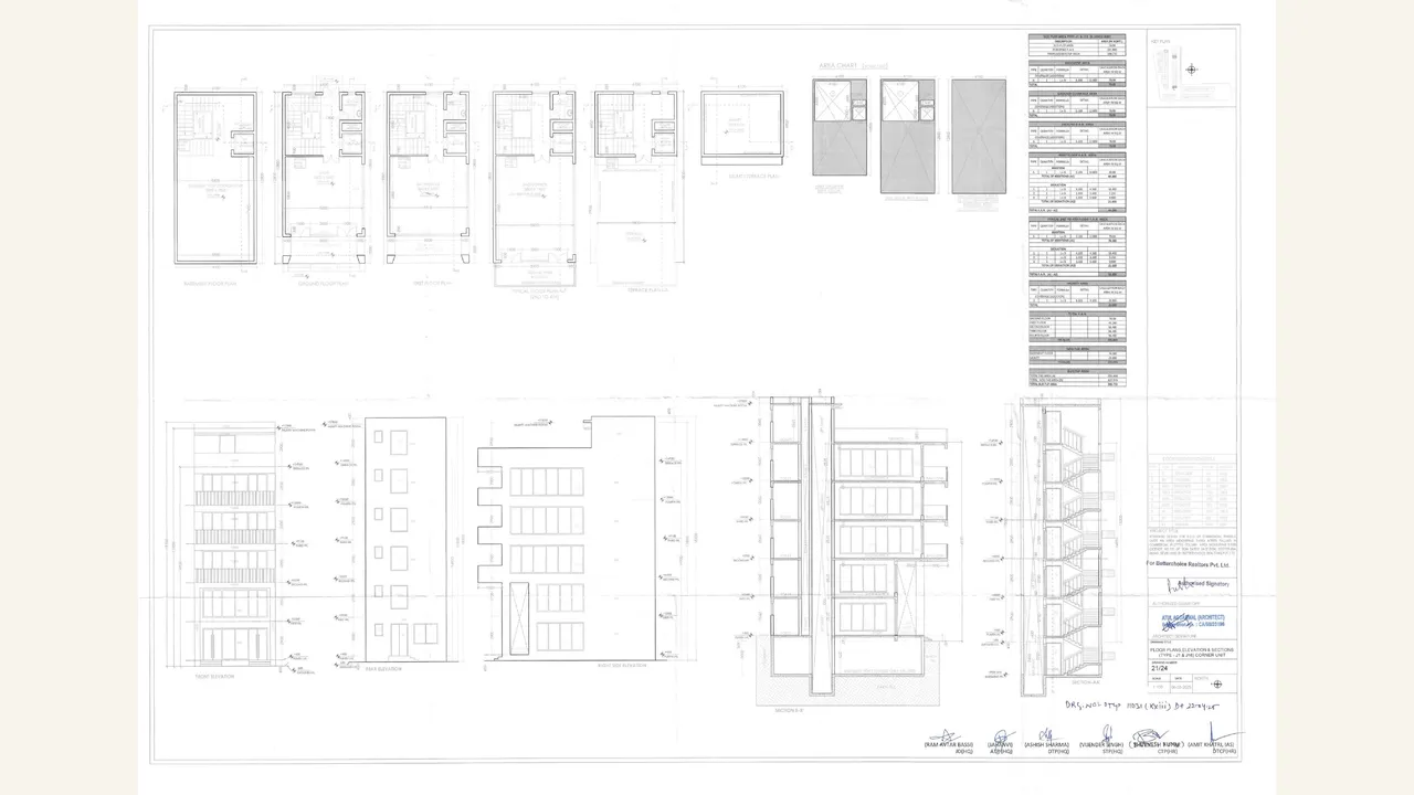 INDIA WORLDMART j1 \u0026 j16 floor plans, elevation \u0026 section