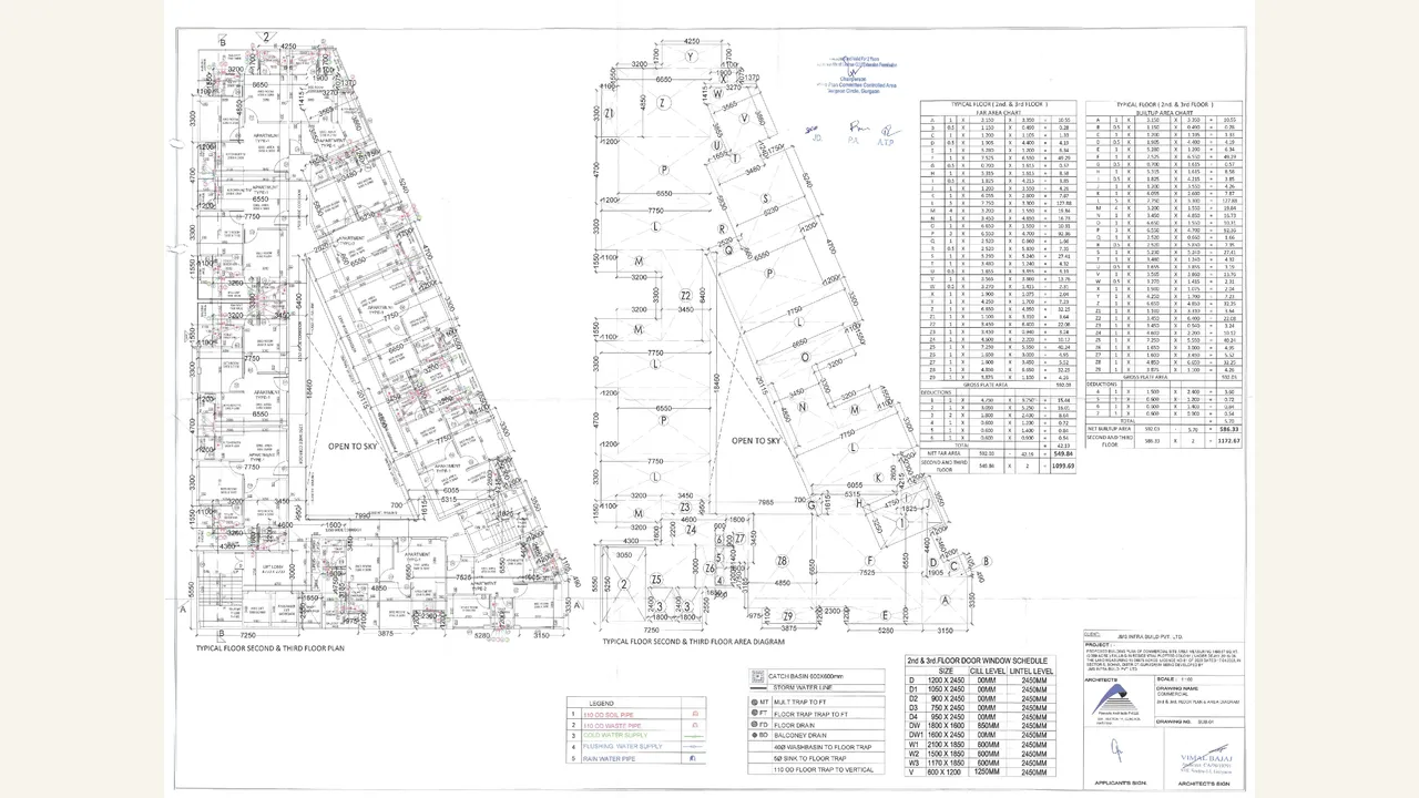 2ND \u0026 3RD FLOOR PLAN reviewed for JMS GROUP ELEGANTE