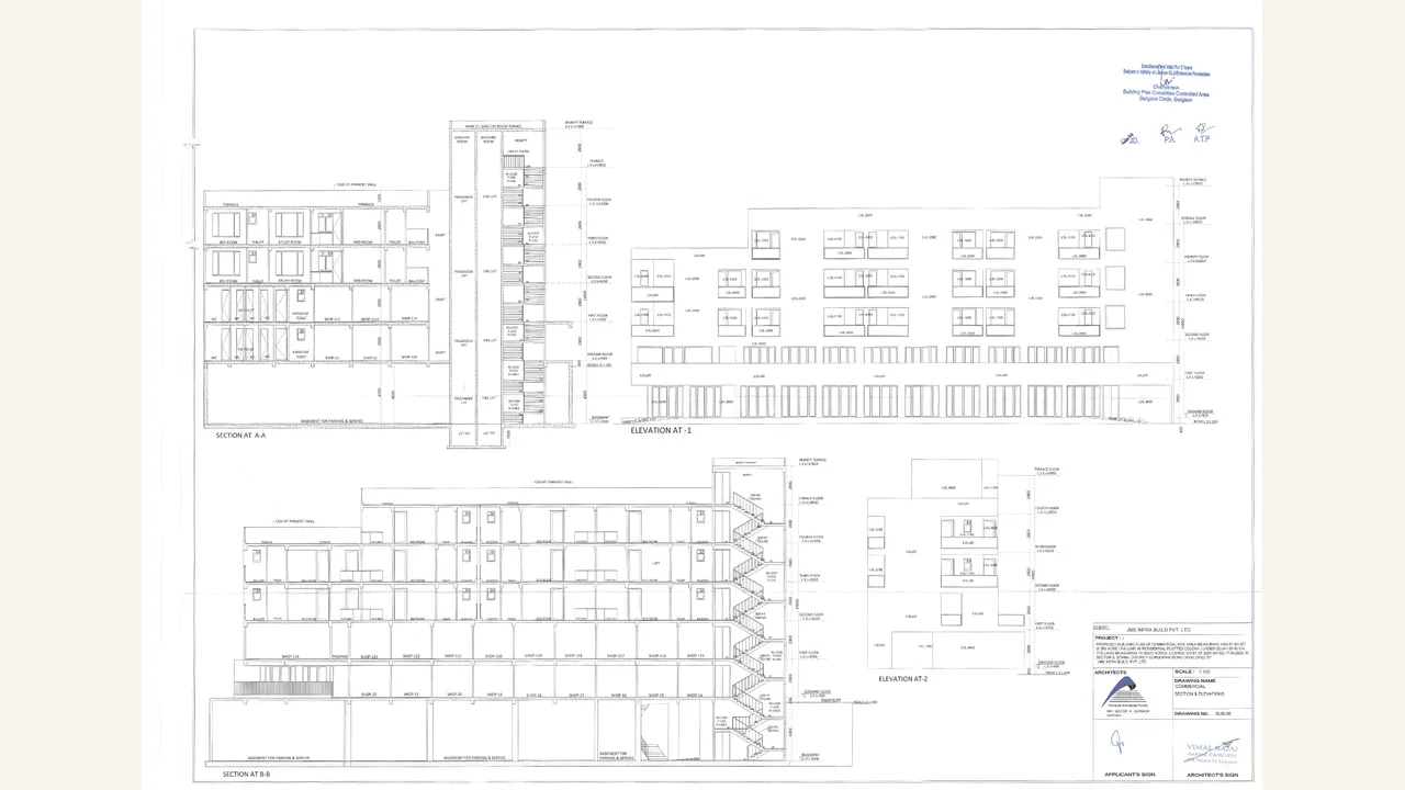 SECTION \u0026 ELEVATION reviewed for JMS GROUP ELEGANTE