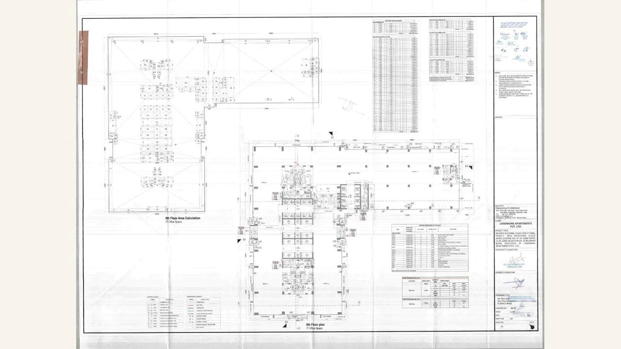 Approved Building-Plan Set reviewed for LANDMARK ONE
