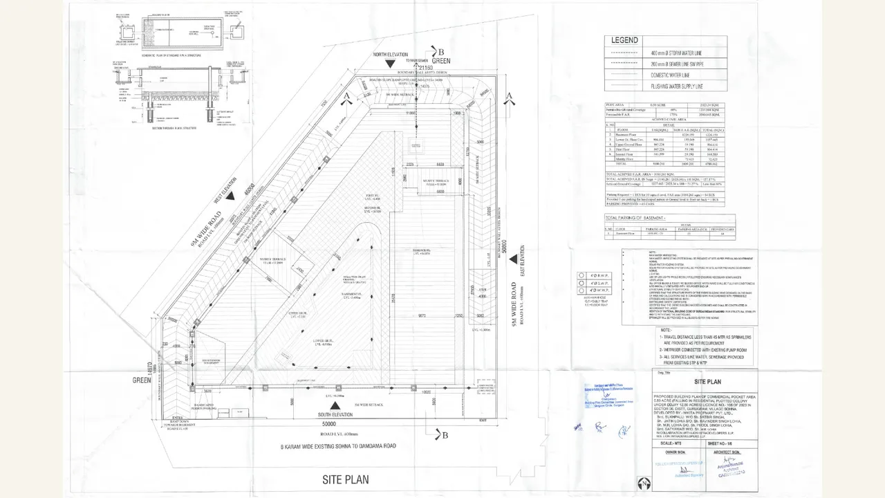 LID PLAZA: complete last-approved building-plan set