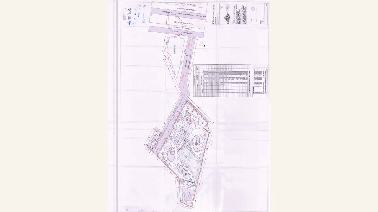 LUSHLANDS Site plan green area drawing PDF