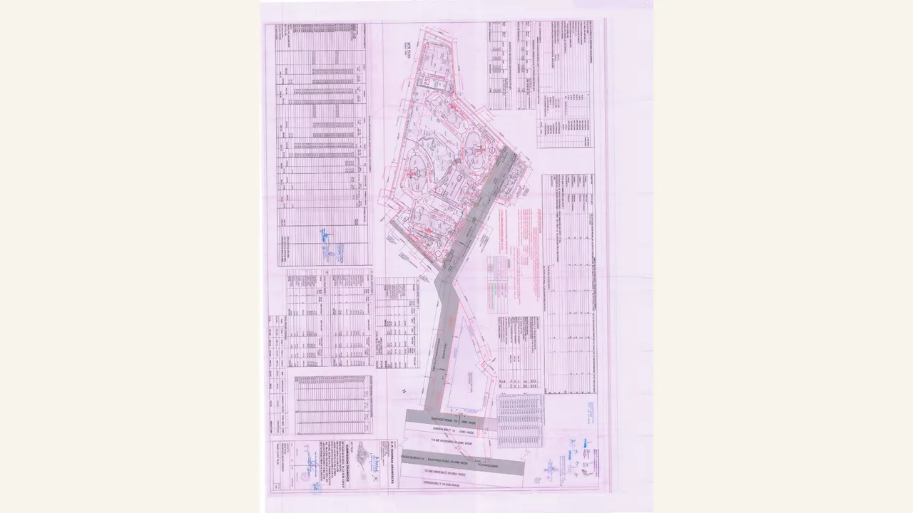 LUSHLANDS Road layout drawing PDF