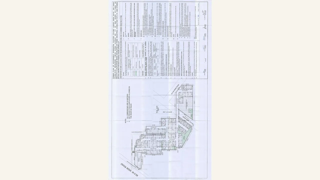 ZONING PLAN for LUXE RESIDENCY - 112