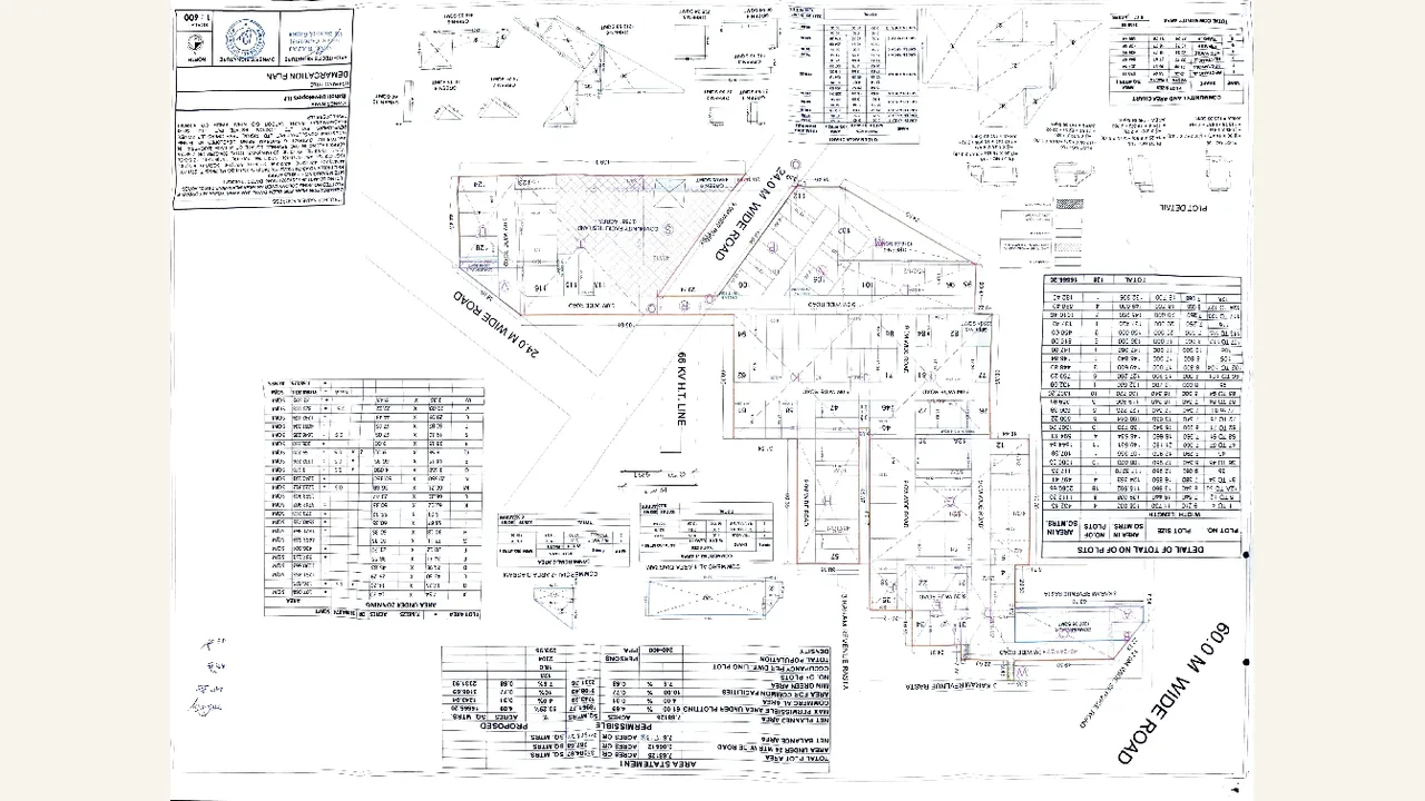 DEMARCATION PLAN for LUXE RESIDENCY - 112