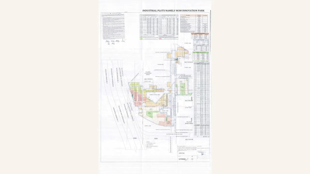 APPROVED LAYOUT PLAN drawing for M3M Forestia West I