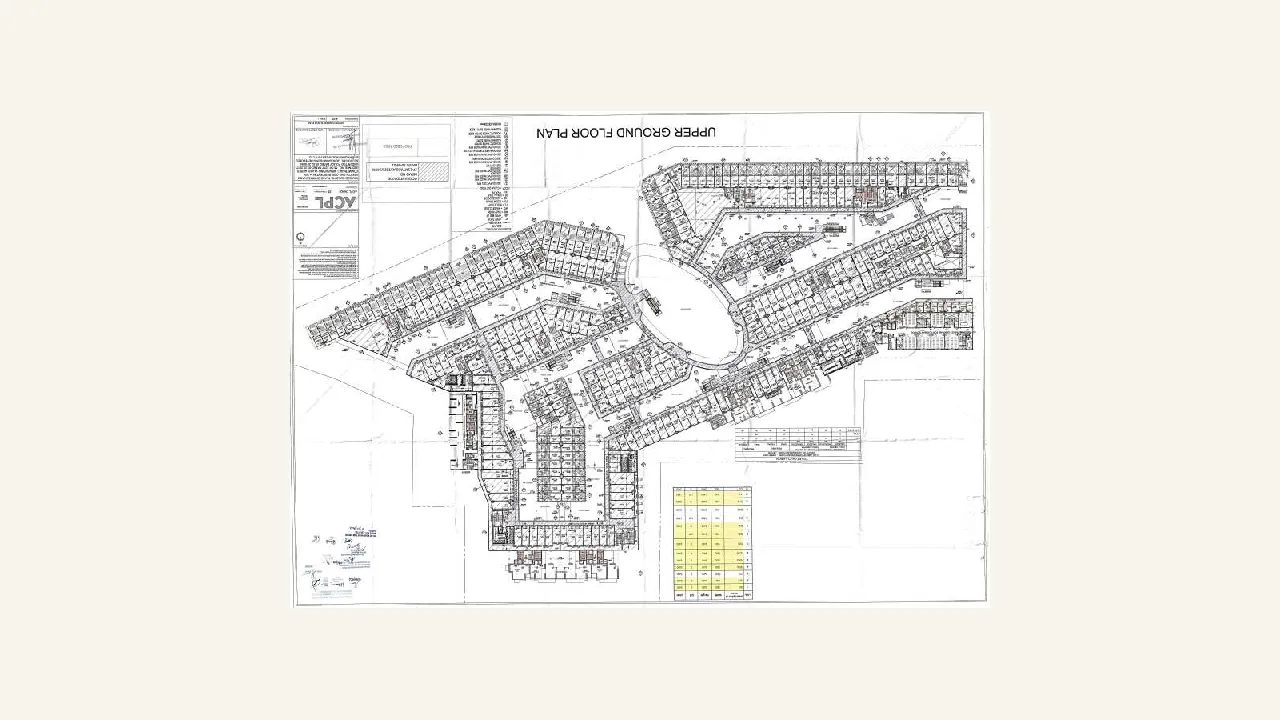 UPPER GROUND FLOOR PLAN (RETAIL) for MIXED LAND USE (RESIDENTIAL (M3M HEIGHTS, M3M SKYCITY) \u0026 COMMERCIAL (M3M 65TH AVENUE))