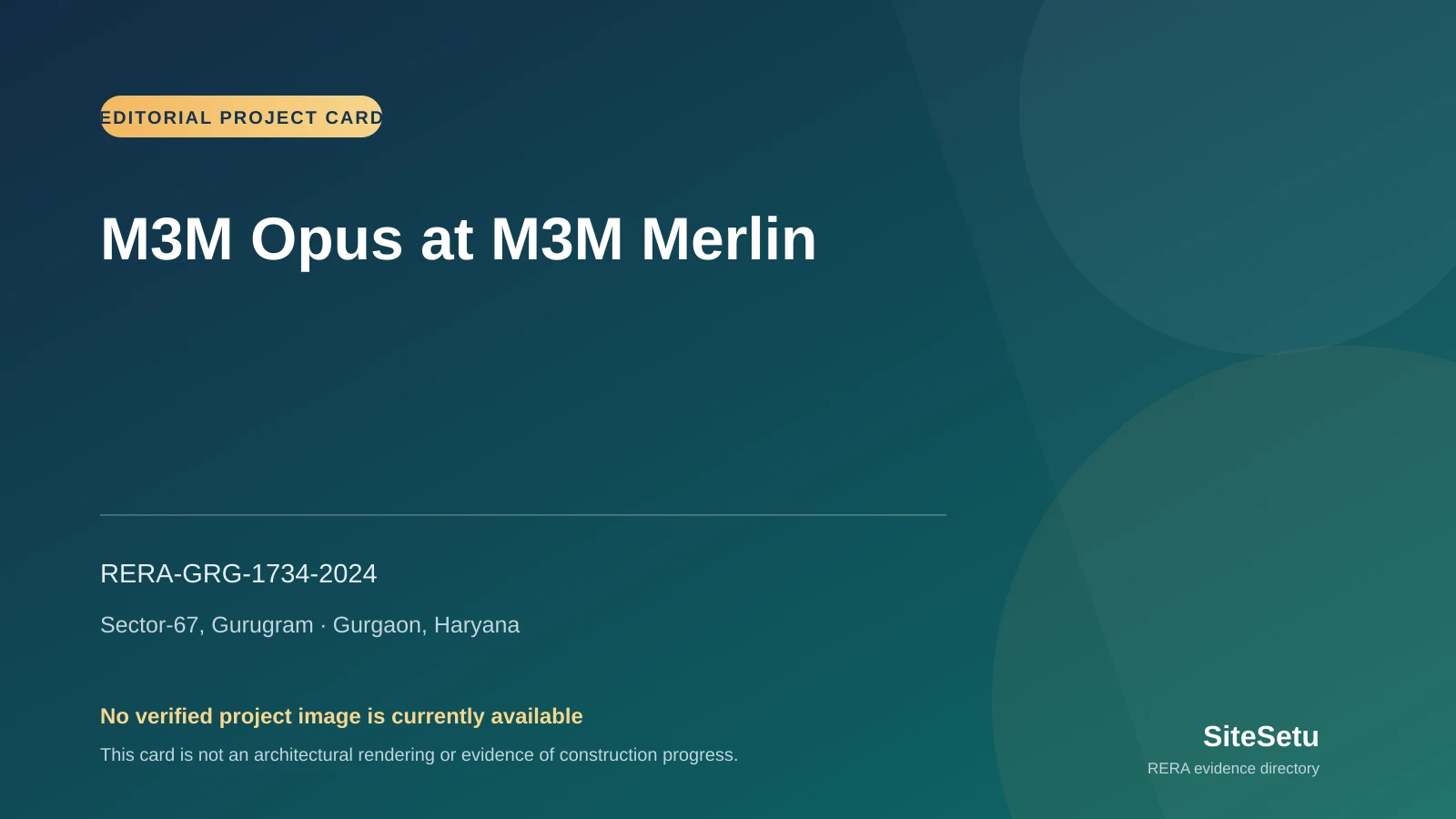 M3M Opus at M3M Merlin