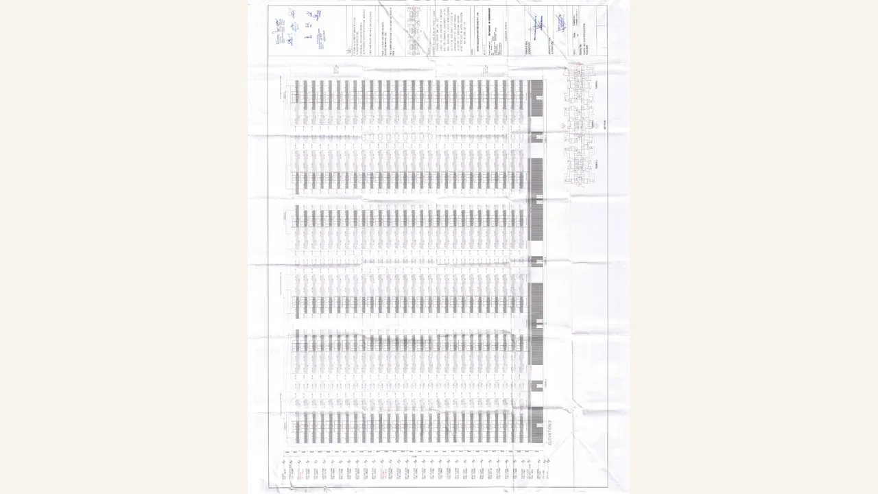 Audited elevation drawing for the Phase 3 filing