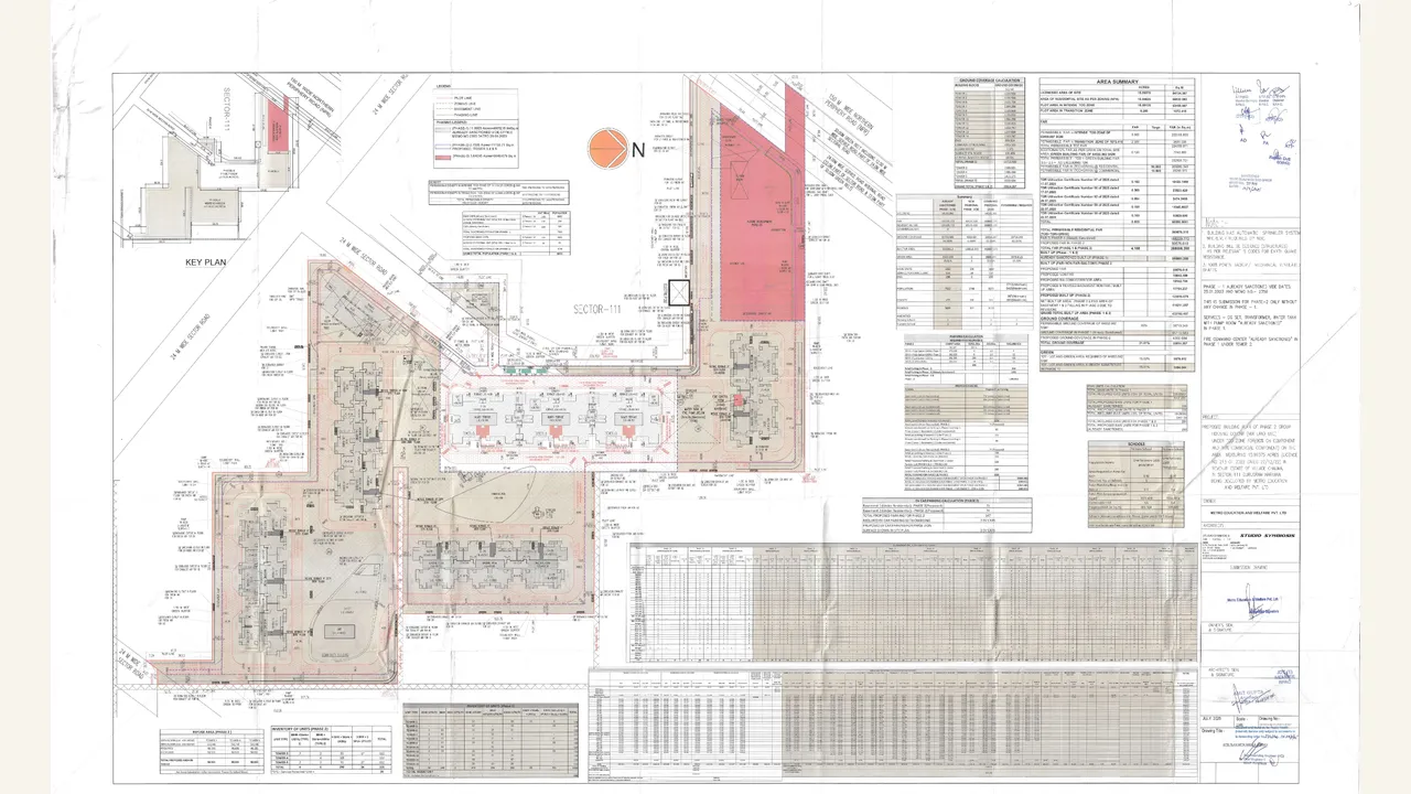 M3M Residences By Elie Saab — approved plans