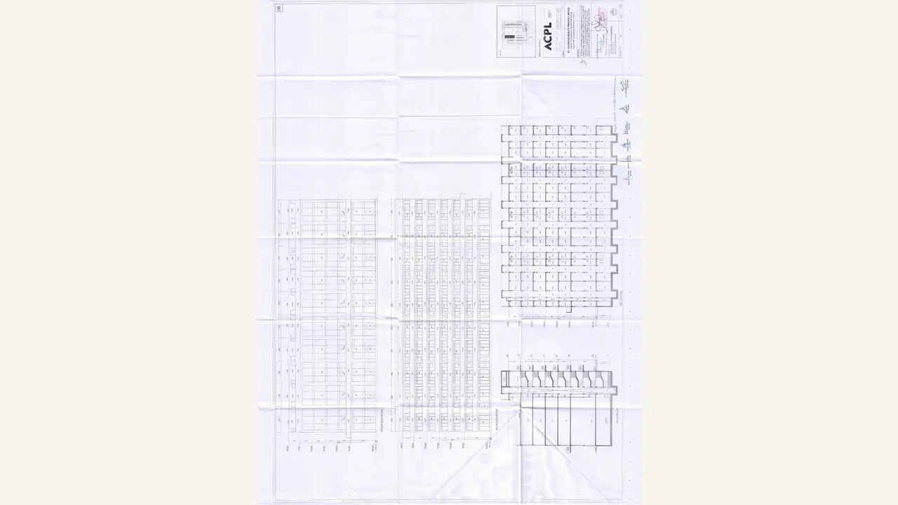 COMMERCIAL PLOTTED COLONY - MAG MILE sco architectural drawing shown in the completed visual audit