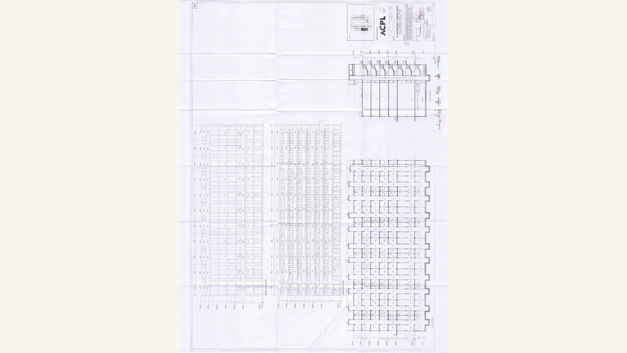 COMMERCIAL PLOTTED COLONY - MAG MILE sco architectural drawing shown in the completed visual audit