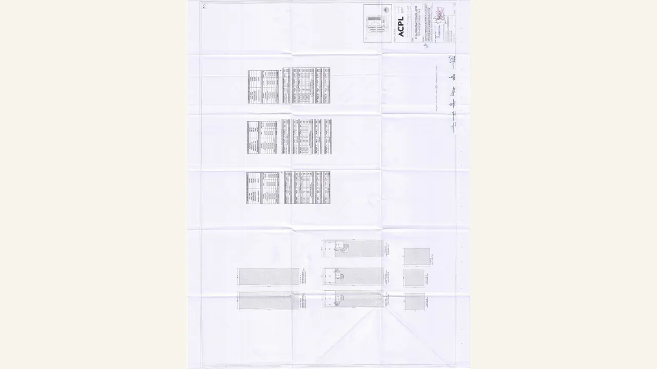 COMMERCIAL PLOTTED COLONY - MAG MILE sco architectural drawing shown in the completed visual audit