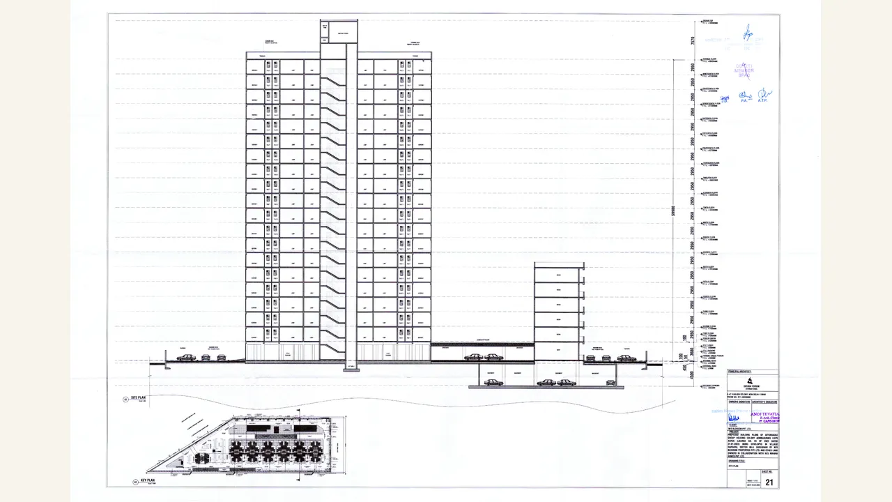 SITE PLAN 2 for MAHIRA HOMES 88B