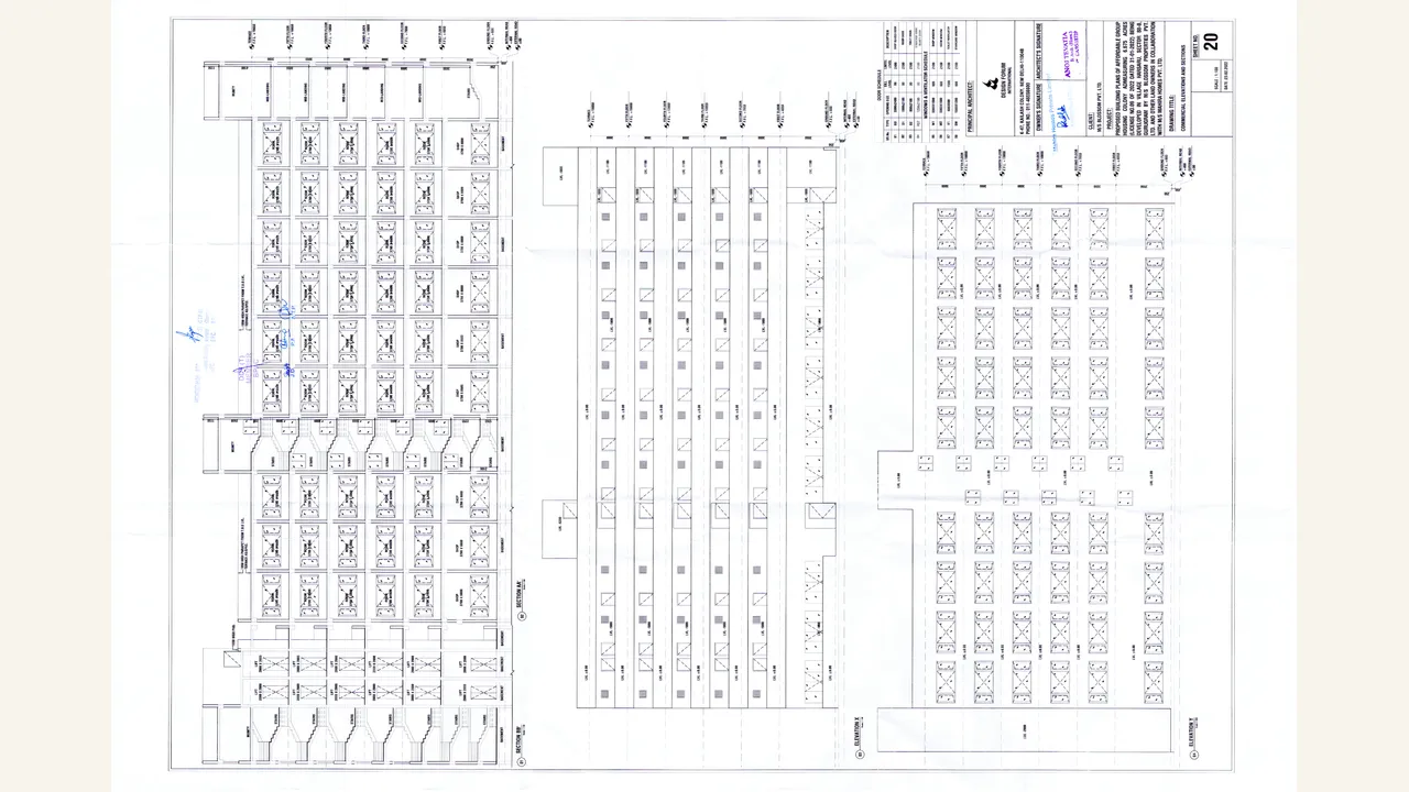 COMMERCIAL ELEVATIONS for MAHIRA HOMES 88B