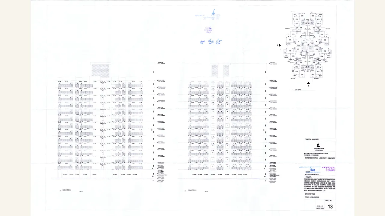 ELEVATIONS 1 for MAHIRA HOMES 88B