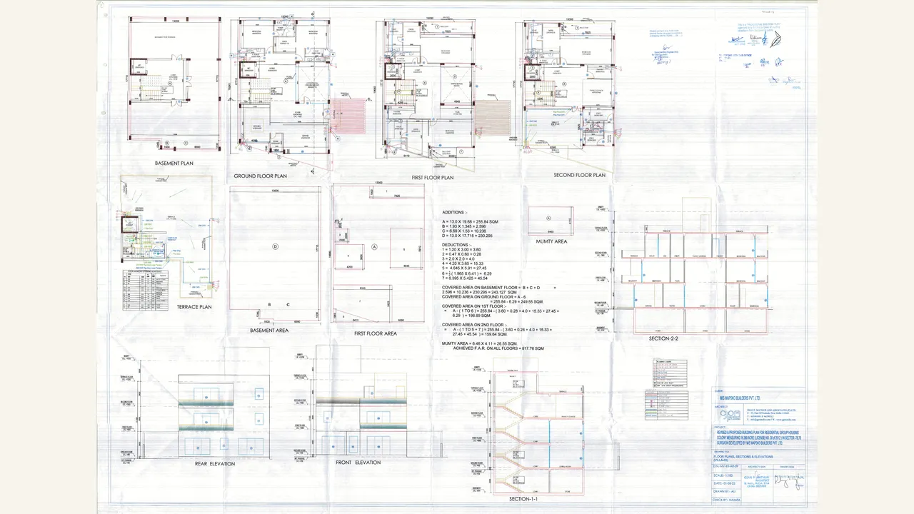 MAPSKO MOUNT VILLE PHASE - II — approved plans