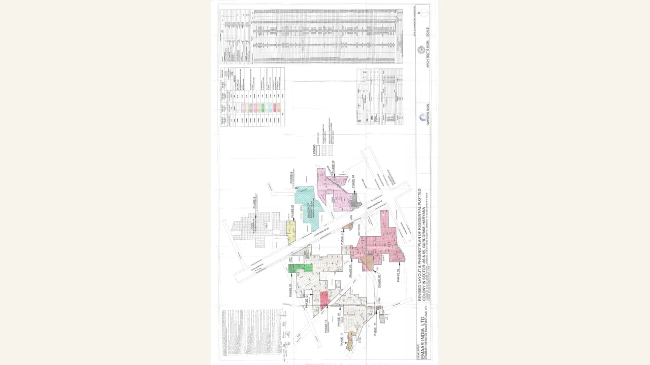 Parent-scope Wider Emaar/Marbella phasing plan showing the wider context that includes Marbella Terraces
