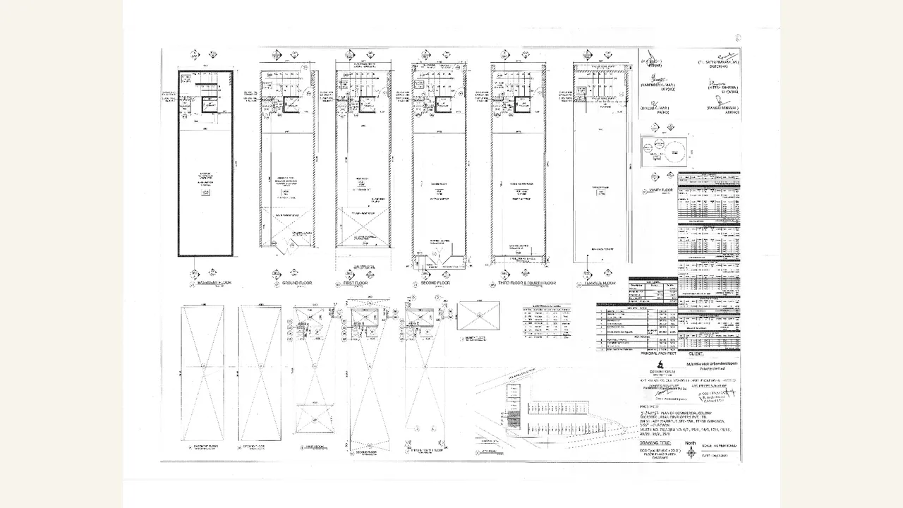 SCO floor plan and area-details drawing for MICROTEK SUCCESS HUB