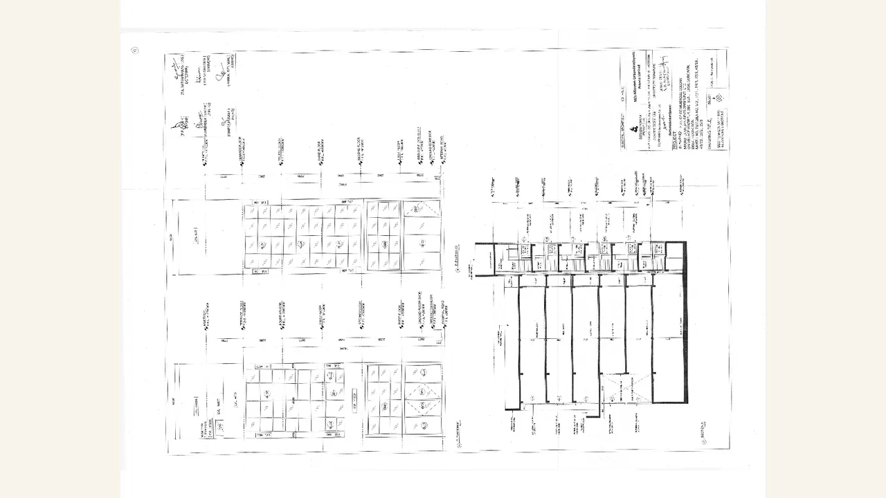 SCO elevation and section drawing for MICROTEK SUCCESS HUB