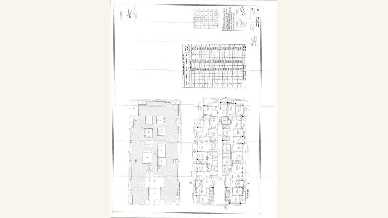approved floor-plan drawing for OMPEE TOWER
