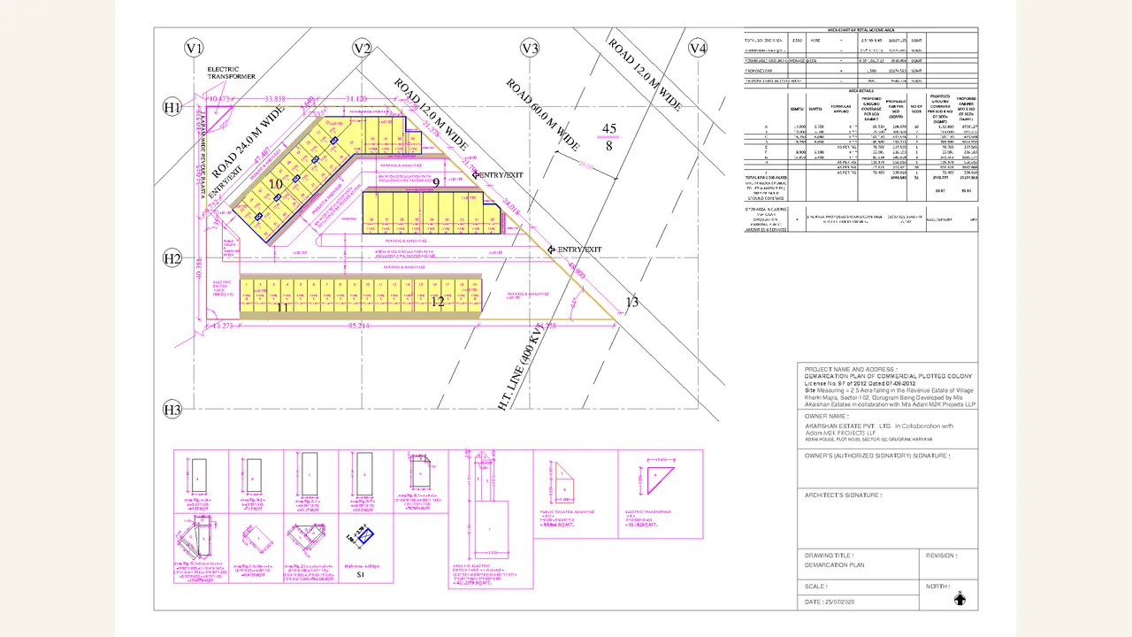 Authority-filed demarcation plan for Oyster Arcade