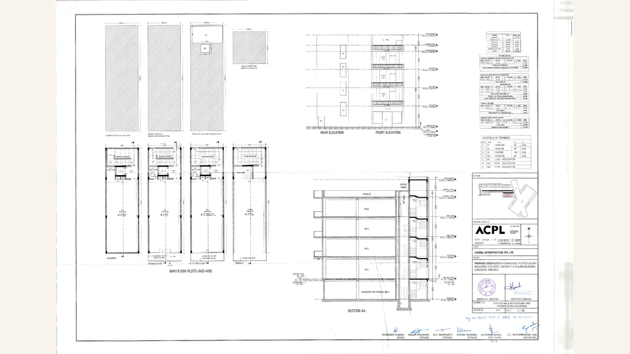 STANDARD DESIGN _A2-A8 for PARAS ARCADE 114