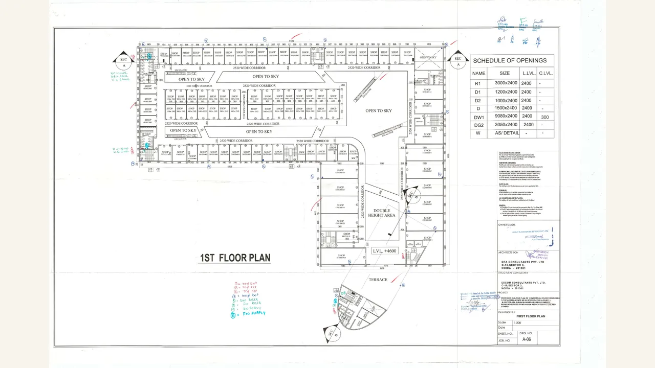 1ST FLOOR PLAN for PLATINA STREET 109