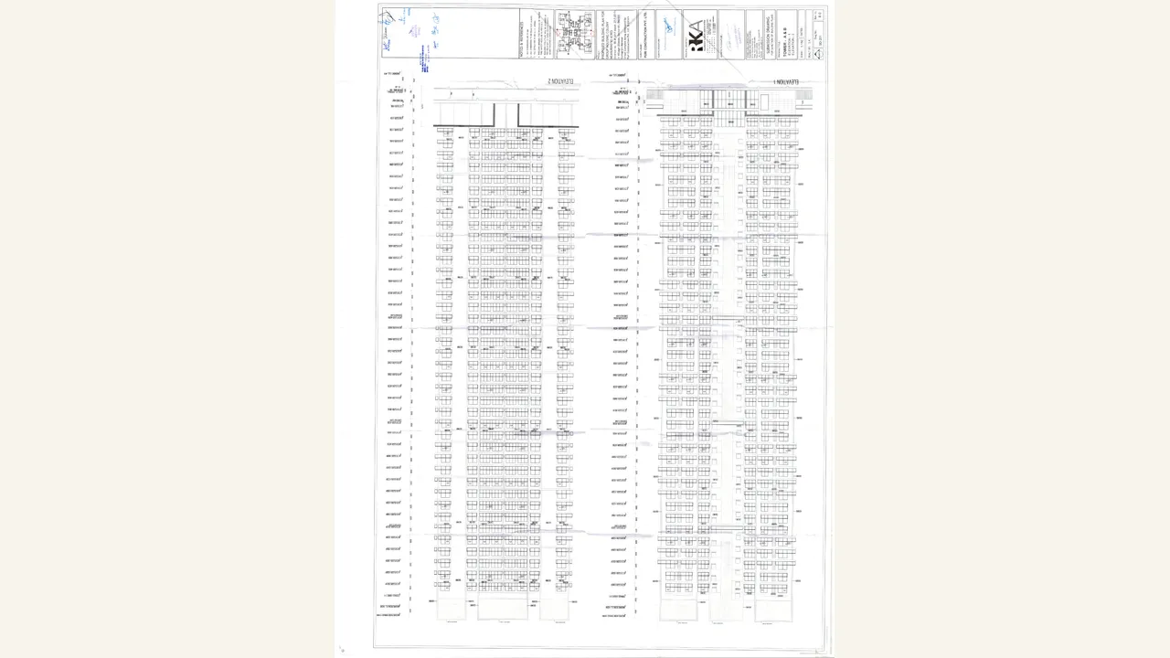 TOWER A\u0026B- ELEVATION- 1\u00262 (SD-201) for PURI THE ARAVALLIS; Puri Construction Private Limited; Sector 61, Village Ullawas; GGM/592/324/2022/67