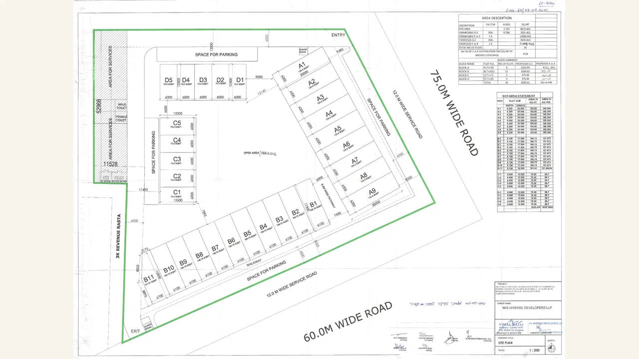 ROF INSIGNIA SOUK — approved plans