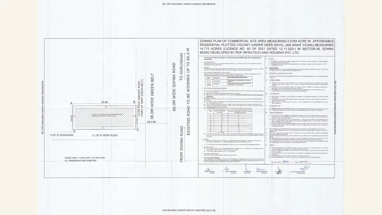 HRERA uploaded filing for ROF NORMANTON MALL