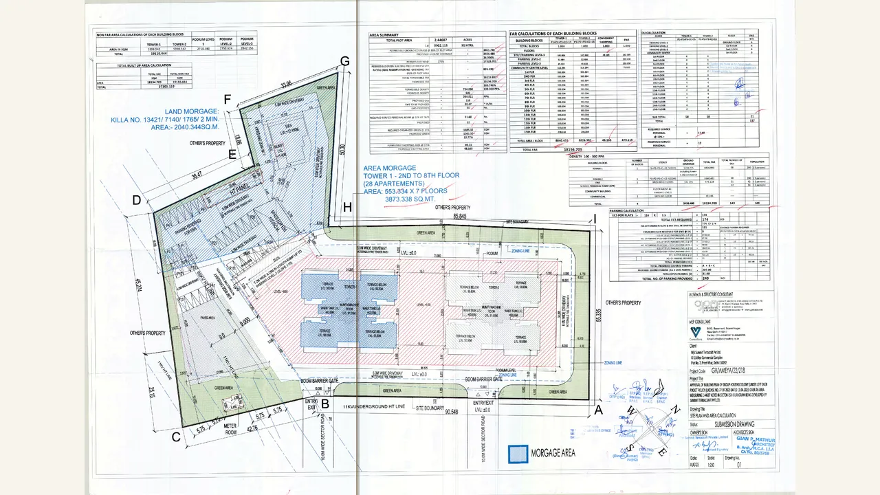SAPPHIRE RESIDENCES — approved plans