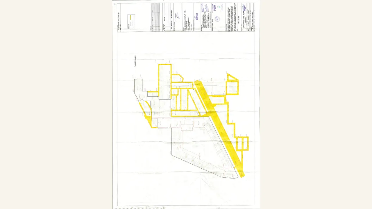 PHASE-III PART - 2 - (BLOCK T5 - TOWER T6, T7, T8, T9, T10, T11, T12) \u0026 (BLOCK T4 -TOWER T14) architectural/site plan drawing shown in the completed visual audit