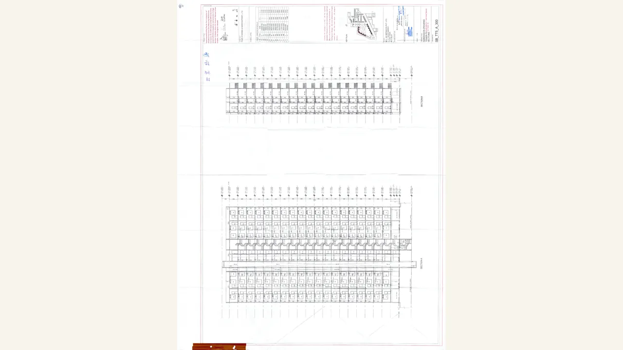 PHASE-III PART - 2 - (BLOCK T5 - TOWER T6, T7, T8, T9, T10, T11, T12) \u0026 (BLOCK T4 -TOWER T14) architectural/site plan drawing shown in the completed visual audit