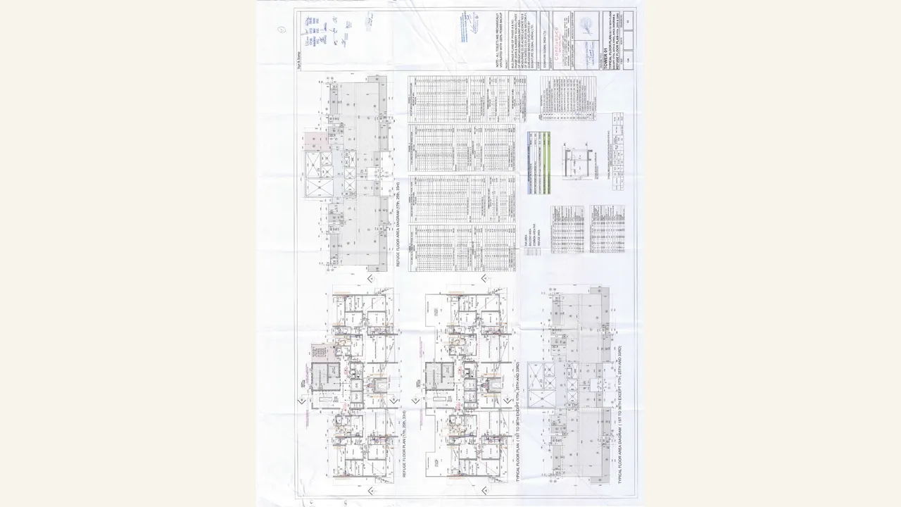 Signatureglobal Cloverdale SPR t-1 typical floor plan