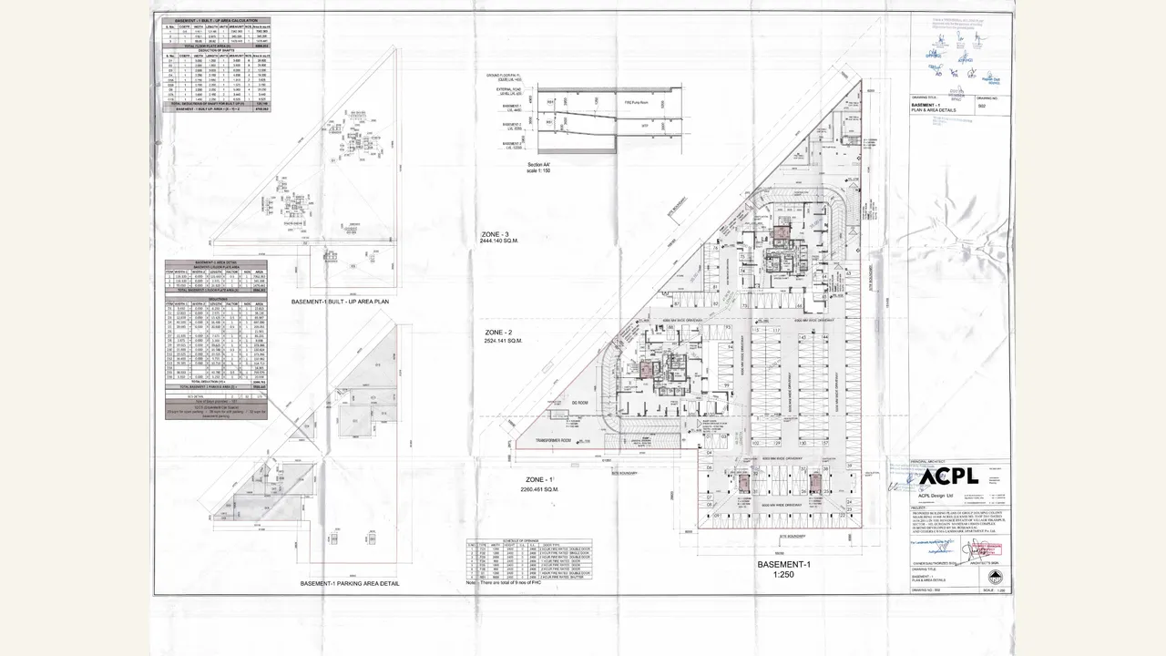 SKYVUE parking plan