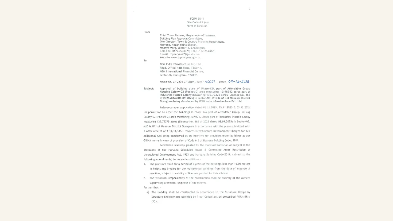 BR-III Building-Plan Approval reviewed for SMARTWORLD NATURE'S COURT I
