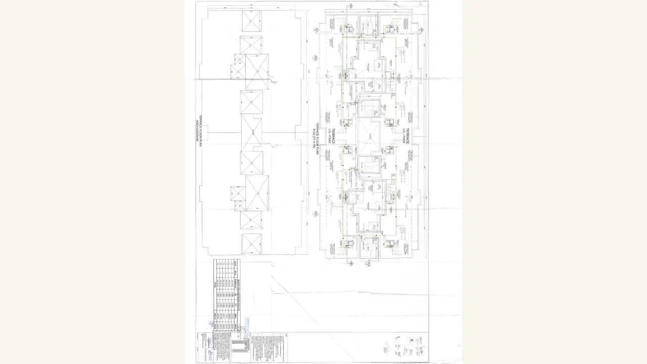 Terrace Floor Plan reviewed for SMARTWORLD NATURE'S COURT I