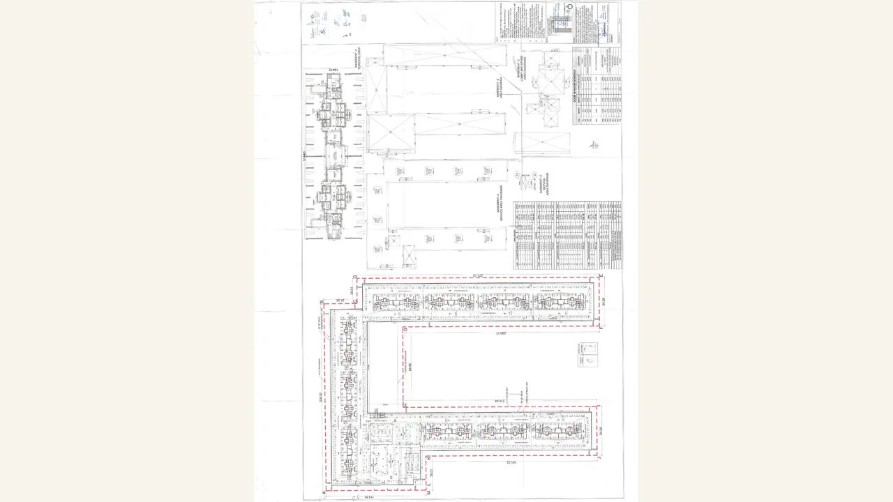 Basement-2 Parking Plan reviewed for SMARTWORLD NATURE'S COURT I