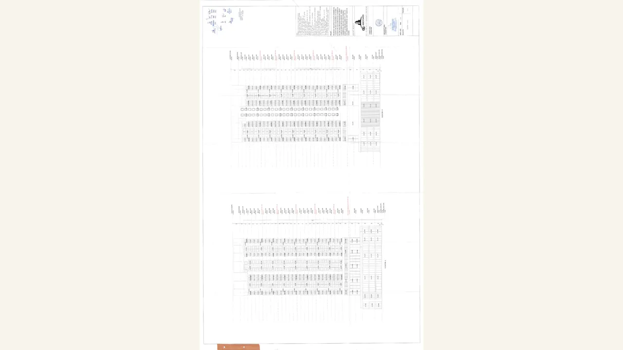 Audited building-elevation drawings A and B