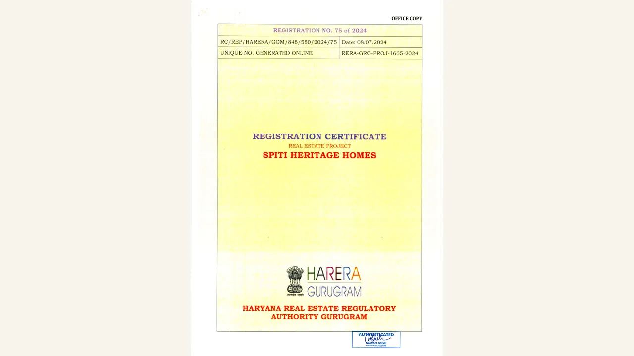 SPITI HERITAGE HOMES — approved plans