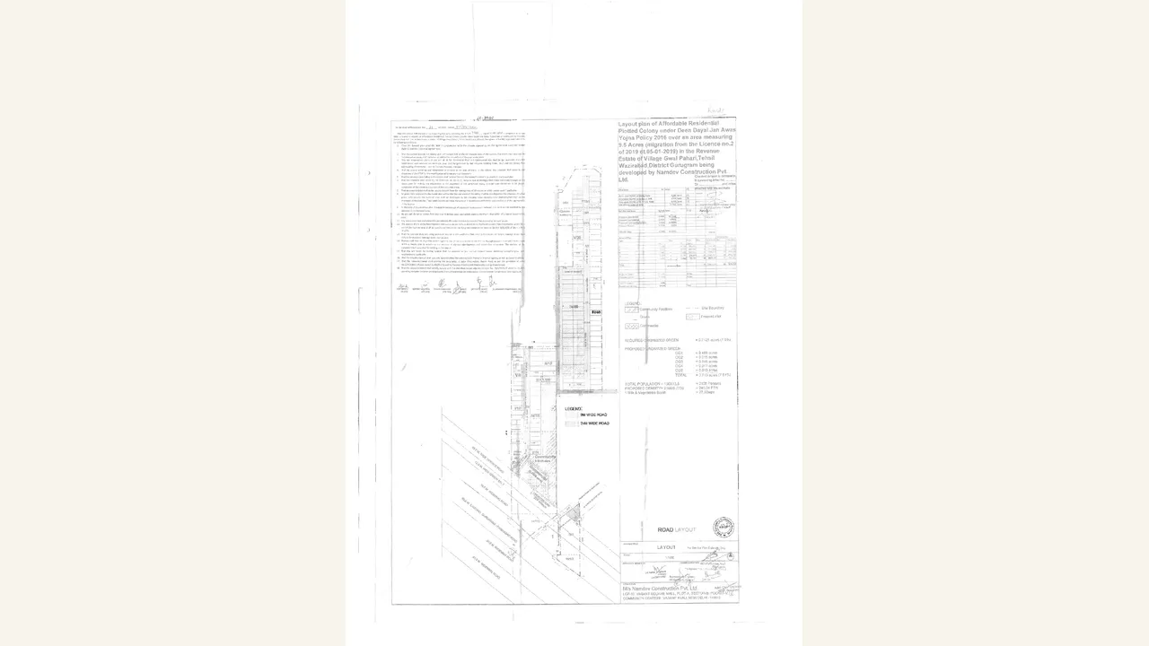 Service layout plan associated with Independent Floors 2