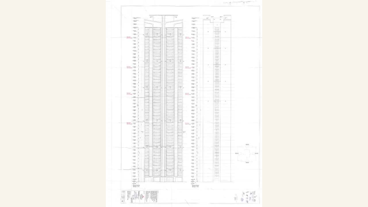 ELEVATION CROWN AB drawing for Suncity's Monarch Residences