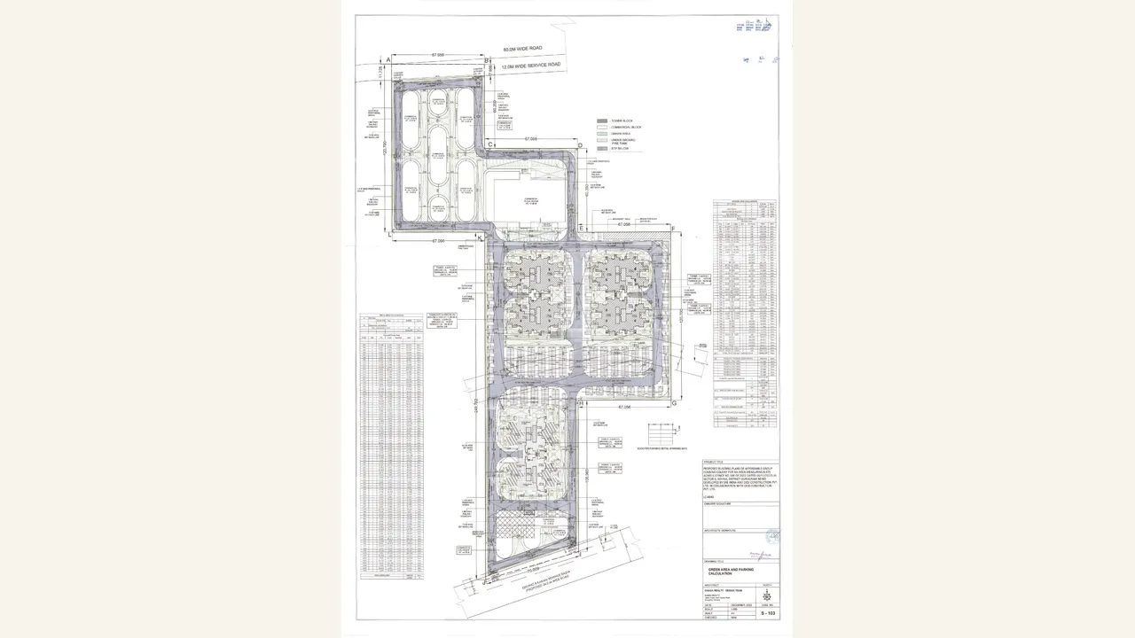 Authority-filed parking plan for TATHASTU II Phase II