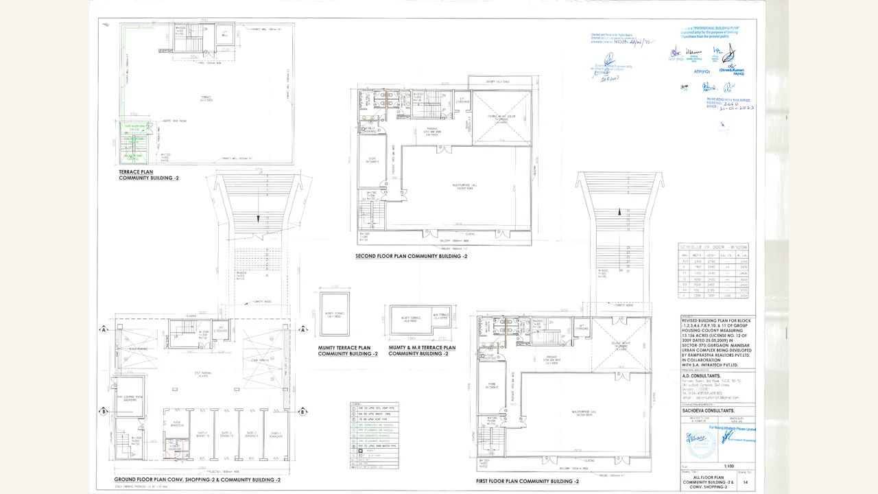 community-building and convention-shopping floor plans for THE ANTALYAS