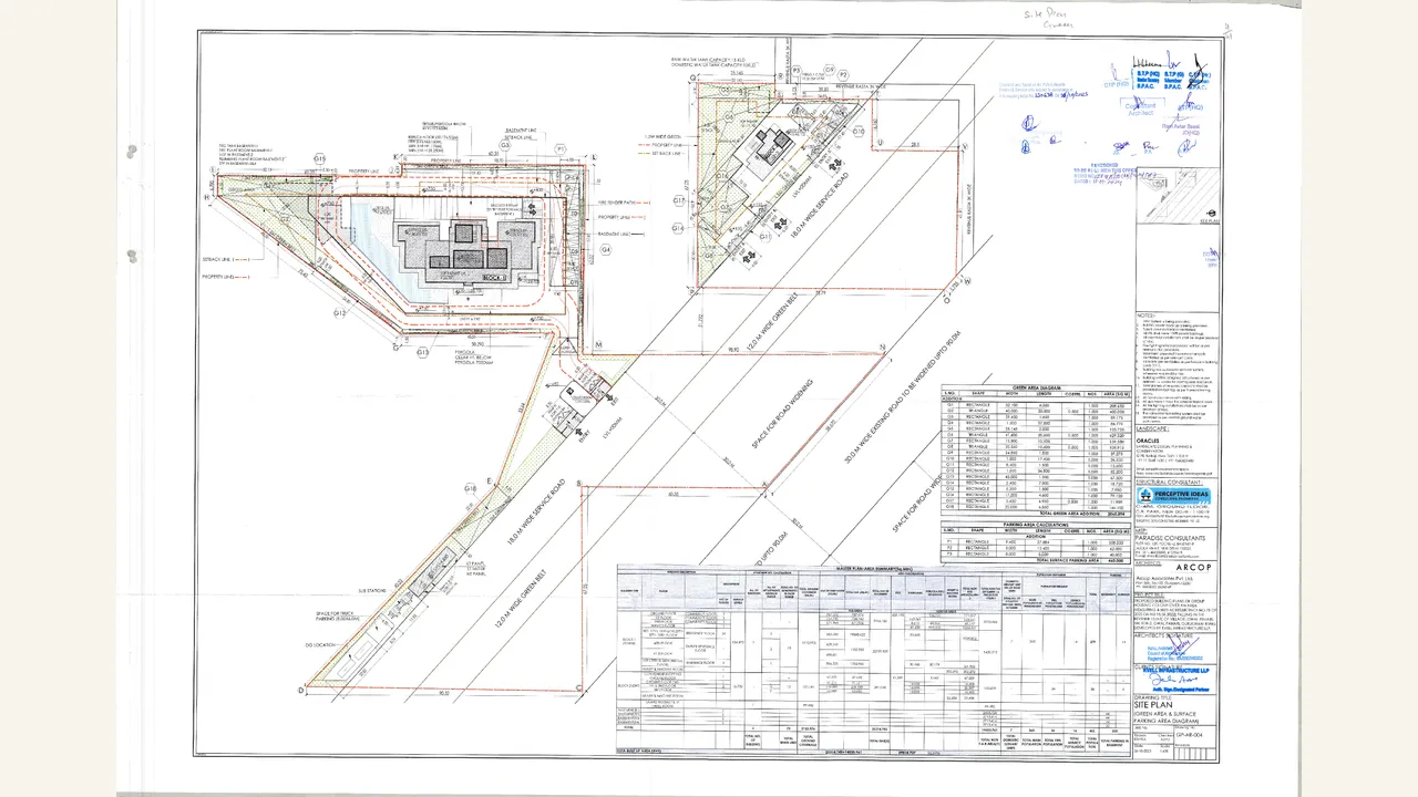 THE BILLIONAIRE RESIDENCES — approved plans