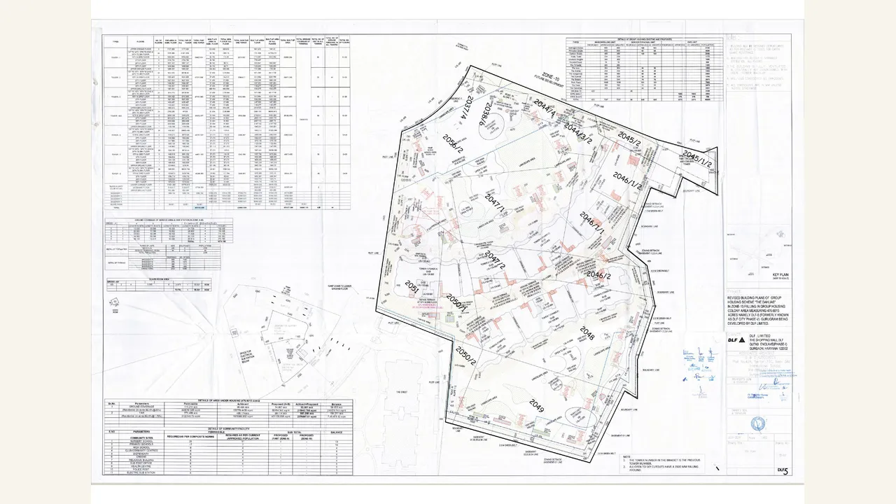 St 01 Khasra Marked Site Plan 5 11zon visually verified for The Dahlias